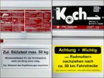Koch Anhänger mit Plane 105x205cm 750kg|Typ U2|Hochplane 130cm|Angebot-Neu – Image 16