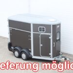 Ifor Williams Pferdeanhänger HB511|Sattelkammer|anthrazit-Neu