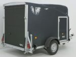 Debon Kofferanhänger Cargo 1300 Vollpoly 150x290cm H:160cm|Tür|grau-Neu – Image 2