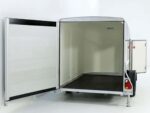 Debon Kofferanhänger Cargo 1300 Vollpoly 150x290cm H:160cm|Tür|schwarz-Neu – Image 3