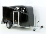 Debon Kofferanhänger Cargo 1300 Vollpoly 150x290cm H:160cm|Tür|schwarz-Neu – Image 8