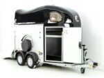 Cheval Liberte Pferdeanhänger GOLD One 1,5er| Pullmann-Fahrwerk| Sattelkammer| schwarz-Neu – Image 4