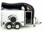 Cheval Liberte Pferdeanhänger GOLD One 1,5er| Pullmann-Fahrwerk| Sattelkammer| schwarz-Neu – Image 7