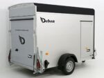 Debon Kofferanhänger C300 148x295cm H:190cm 1,3t|Alu|Polybug|Tür|schwarz-Neu – Image 7