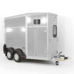 Ifor Williams Pferdeanhänger HB506|Sattelkammer|Silber-Neu