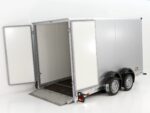 Vezeko Koffer-Absenkanhänger 157x344cm Höhe:190cm 2,7t|silber-Neu – Image 2