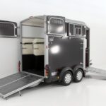 Ifor Williams Pferdeanhänger HB511|Heckklappen-Türkombination|anthrazit-Neu