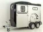 Cheval Liberte Pferdeanhänger Touring One 1,5er|Pullman-Fahrwerk|Frontausstieg|schwarz-Neu – Image 2