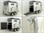 Cheval Liberte Pferdeanhänger Touring One 1,5er|Pullman-Fahrwerk|Frontausstieg|schwarz-Neu – Image 10