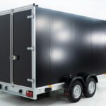Vezeko Kofferanhänger 184x405cm Höhe:205cm 2,7t|schwarz-Neu