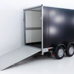 Vezeko Kofferanhänger 152x305cm Höhe:193cm 2,7t|Rampe|schwarz-Neu