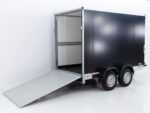 Vezeko Kofferanhänger 152x355cm Höhe:193cm 2,7t|Rampe|schwarz-Neu