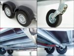 Vezeko Kofferanhänger 204x405cm Höhe:205cm 2,7t|Rampe|silber-Neu – Image 17