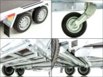 Temared Baumaschinenanhänger Builder 153x260cm 2,7t|Rampe-Neu – Image 14