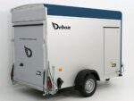Debon Kofferanhänger C300 148x295cm H:190cm 1,3t|Alu, Polybug|Tür|blau-Neu – Image 9