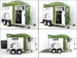Cheval Liberte Pferdeanhänger GOLD 3|Pullman 2|Sattelkammer|olivgrün-Neu – Image 9