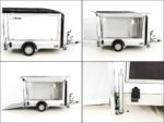 Debon Kofferanhänger C300 Sandwich 148x295cm H:190cm 1,3t|Alu|Polybug|Tür|Klappe|schwarz-Neu – Image 8