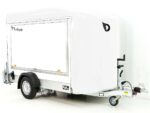 Debon Kofferanhänger C300 Sandwich 148x295cm H:190cm 1,3t|Alu|Polybug|Tür|Klappe|weiß-Neu – Image 3