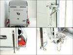 Debon Kofferanhänger C300 Sandwich 148x295cm H:190cm 1,3t|Alu|Polybug|Tür|Klappe|weiß-Neu – Image 11