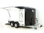 Debon Kofferanhänger C500 Sandwich 164x300cm H:200cm 2,0t|Alu|Polybug|Tür|schwarz-Neu – Image 7