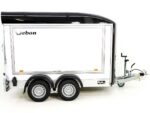 Debon Kofferanhänger C500 Sandwich 164x300cm H:200cm 2,0t|Alu|Polybug|Tür|schwarz-Neu – Image 8