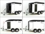 Debon Kofferanhänger C500 Sandwich 164x300cm H:200cm 2,0t|Alu|Polybug|Tür|schwarz-Neu – Image 10