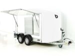 Debon Kofferanhänger C500 Sandwich 164x300cm H:200cm 2,0t|Alu|Polybug|Tür|weiß-Neu – Image 4