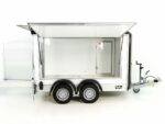 Debon Kofferanhänger C500 Sandwich 164x300cm H:200cm 2,0t|Alu|Polybug|Tür|weiß-Neu – Image 9