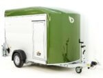 Debon Kofferanhänger C400 164x315cm H:200cm 1,3t|Alu, Polybug|Tür|olivgrün-Neu – Image 3