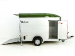 Debon Kofferanhänger C400 164x315cm H:200cm 1,3t|Alu, Polybug|Tür|olivgrün-Neu – Image 8