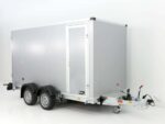 Vezeko Koffer-Absenkanhänger 157x344cm Höhe:190cm 2,7t|silber-Tür rechts-Neu – Image 5
