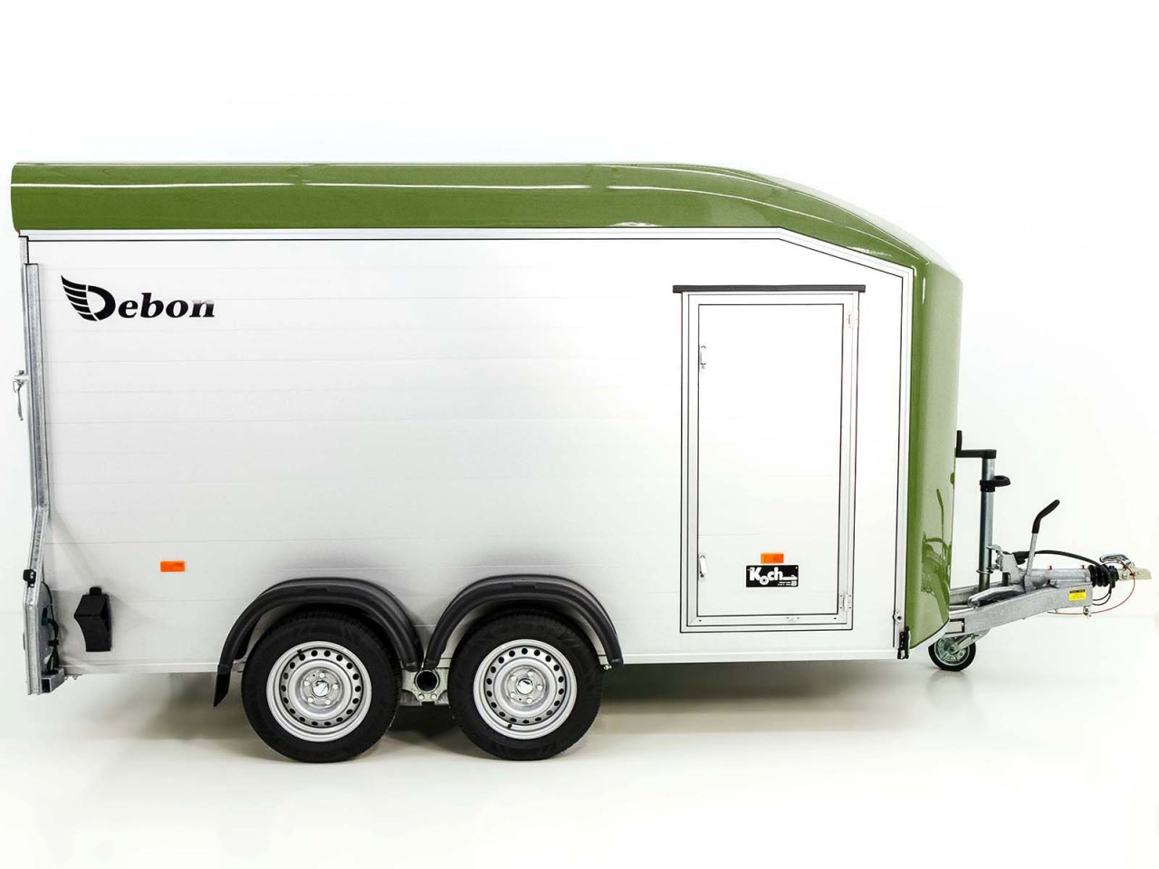 2669_02fZWTHa2v2TsRN_1280x1280-1.jpg Debon Kofferanhänger Roadster C700 179×378 Höhe:201cm 2,6t|Alu|Polybug|Tür|olivgrün-Neu – Image 1