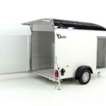 Debon Kofferanhänger C400 164x315cm H:200cm 1,3t|Alu, Polybug|Tür|schwarz-Neu