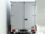 Vezeko Kofferanhänger 184x355cm Höhe: 205cm 2,7t|45°|Tür|silber-Neu – Image 5