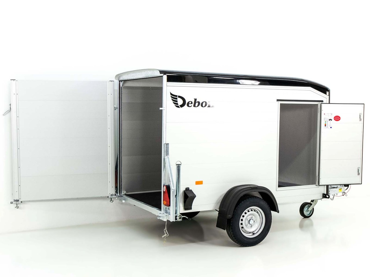 2833_02_1280x1280-1.jpg Debon Kofferanhänger Roadster Alu 255 125x255cm H:156cm|schwarz-Neu – Image 1