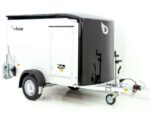 Debon Kofferanhänger Roadster Alu 255 125x255cm H:156cm|schwarz-Neu – Image 3