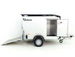 Debon Kofferanhänger Roadster Alu 255 125x255cm H:156cm|schwarz-Neu – Image 7