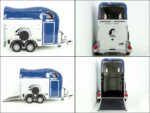 Cheval Liberte Pferdeanhänger GOLD One 1,5er|Pullman-Fahrwerk|blau-Neu – Image 10