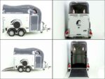 Cheval Liberte Pferdeanhänger GOLD One 1,5er|Pullman-Fahrwerk|grau-Neu – Image 10