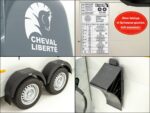 Cheval Liberte Pferdeanhänger Touring One 1,5er|Pullman-Fahrwerk|Frontausstieg|grau-Neu – Image 15