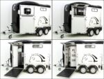 Cheval Liberte Pferdeanhänger Touring Country|Sattelkammer|Frontausstieg|schwarz-Neu – Image 7