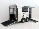 Cheval Liberte Pferdeanhänger Maxi 3|3 Pferde|Pullmann 2 Fahrwerk|weiß-Neu – Image 2