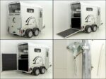 Cheval Liberte Pferdeanhänger Touring One 1,5er|Pullman-Fahrwerk|Frontausstieg|weiß-Neu – Image 10