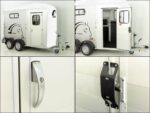 Cheval Liberte Pferdeanhänger Touring One 1,5er|Pullman-Fahrwerk|Frontausstieg|weiß-Neu – Image 13