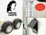 Cheval Liberte Pferdeanhänger Touring One 1,5er|Pullman-Fahrwerk|Frontausstieg|weiß-Neu – Image 15