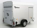 Debon Kofferanhänger C300 148x295cm H:190cm 1,3t|Alu, Polybug|Tür|weiß-Neu – Image 9