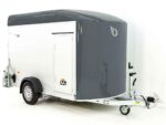 Debon Kofferanhänger C400 164x315cm H:200cm 1,3t|Alu, Polybug|Tür|grau-Neu – Image 3