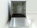 Vezeko Kofferanhänger 184x355cm Höhe:205cm 2,7t|45°|Tür|Rampe|silber-Neu – Image 5