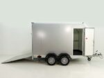Vezeko Kofferanhänger 184x355cm Höhe:205cm 2,7t|45°|Tür|Rampe|silber-Neu – Image 6