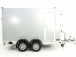Vezeko Kofferanhänger 184x355cm Höhe:205cm 2,7t|45°|Tür|Rampe|silber-Neu – Image 7